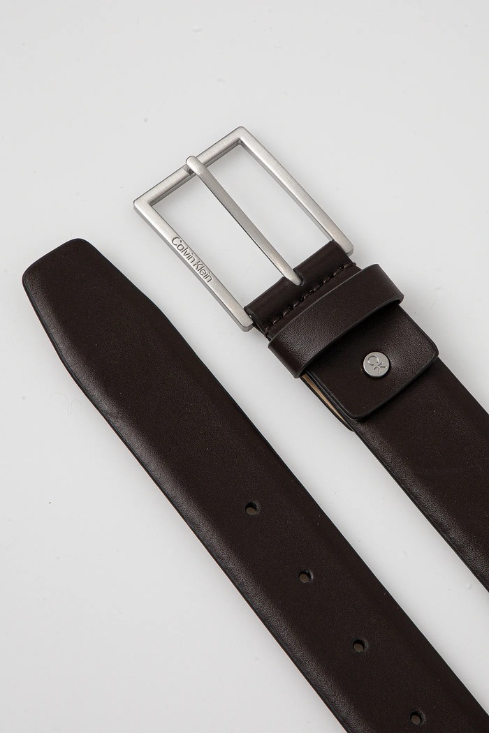 Calvin Klein pasek skórzany K50K512833 brązowy SS25