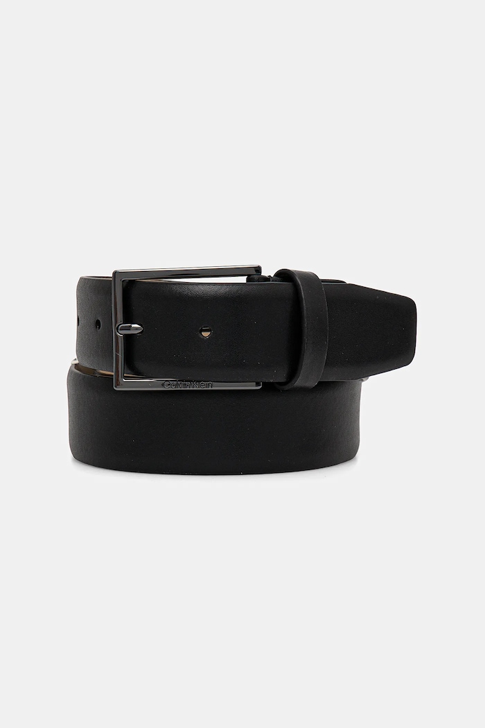 Calvin Klein pasek skórzany czarny K50K512833