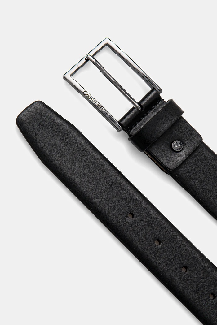 Calvin Klein pasek skórzany K50K512833 czarny SS25