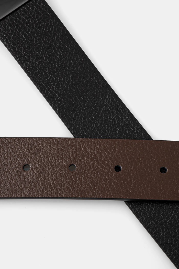 Accesorii Tommy Hilfiger curea de piele cu doua fete AM0AM13173 negru