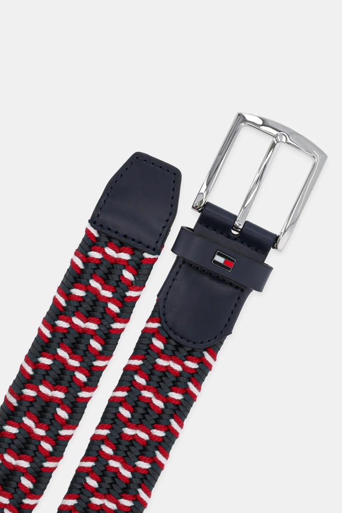 Tommy Hilfiger pasek AM0AM13375 granatowy SS25