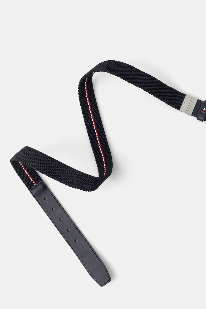 Opasok Tommy Hilfiger AM0AM13376 tmavomodrá SS25