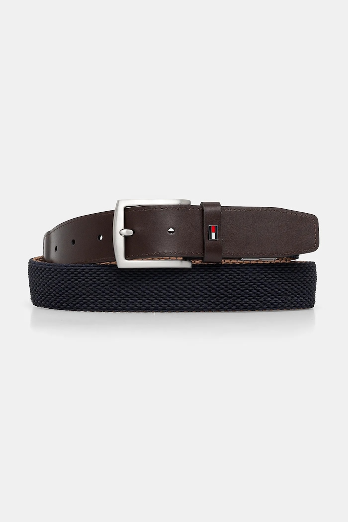 Tommy Hilfiger pasek AM0AM13376 brązowy SS25