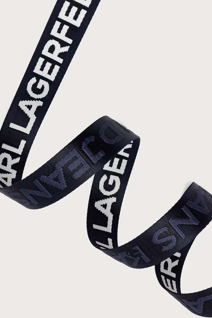 Karl Lagerfeld Jeans pasek dwustronny A1M33131 granatowy SS26