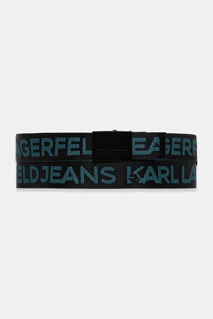 Oboustranný pásek Karl Lagerfeld Jeans černá A1M33131