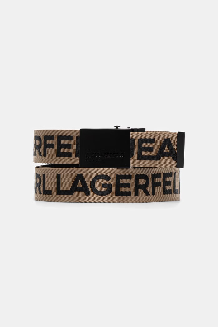 Karl Lagerfeld Jeans obojstranný opasok A1M33131 čierna SS26