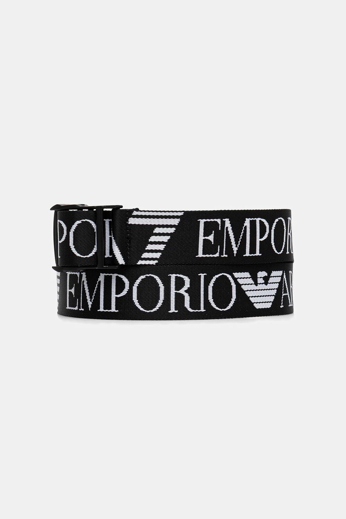 Pásek EA7 Emporio Armani černá AF14310.7X000089