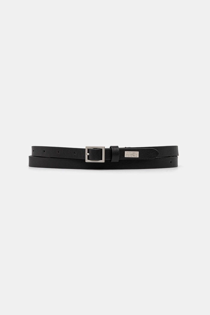 MM6 Maison Margiela cintura in pelle nero SA5TP0014.P7258