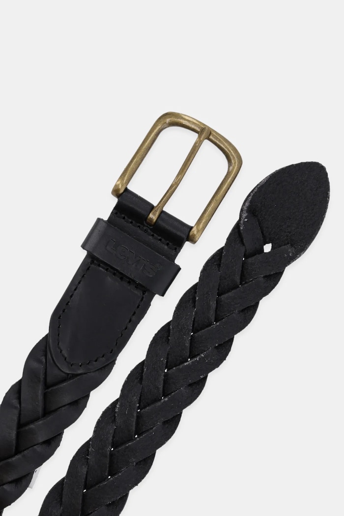 Levi's pleten pas usnjen D7926.0001 črna SS25