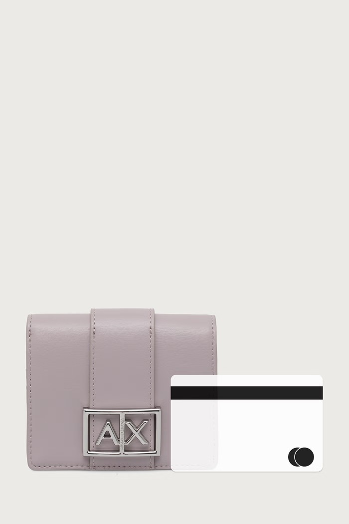 Armani Exchange novčanik od imitacije kože roza XW000360.AF12039