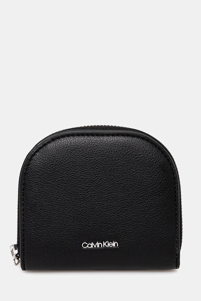 Πορτοφόλι Calvin Klein απομίμηση λείου δέρματος μαύρο K60K612843