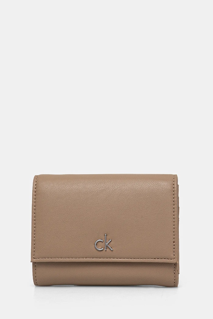 Πορτοφόλι Calvin Klein συνθετικό μπεζ K60K612851