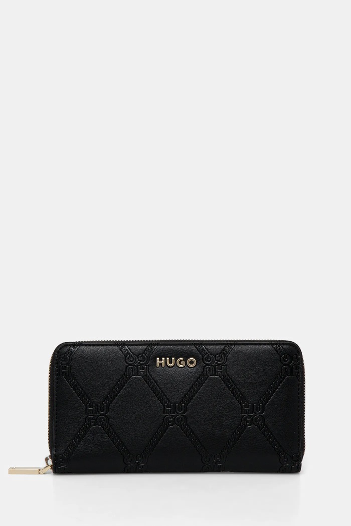 HUGO pénztárca sima fekete 50535928
