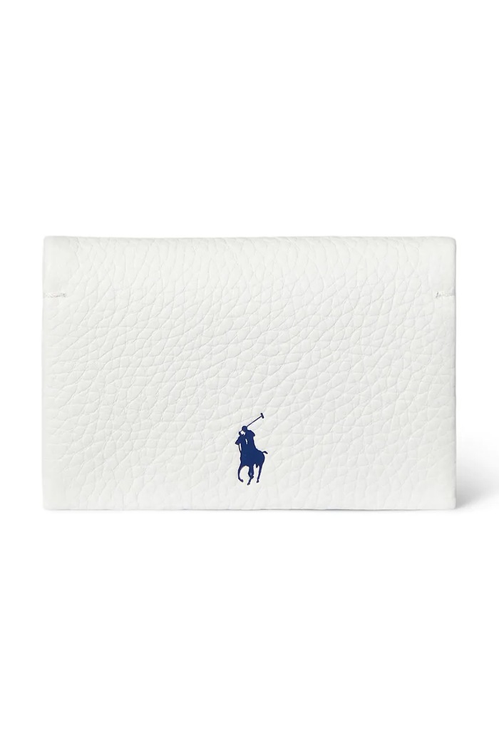 Polo Ralph Lauren leather wallet grain leather white 427949873
