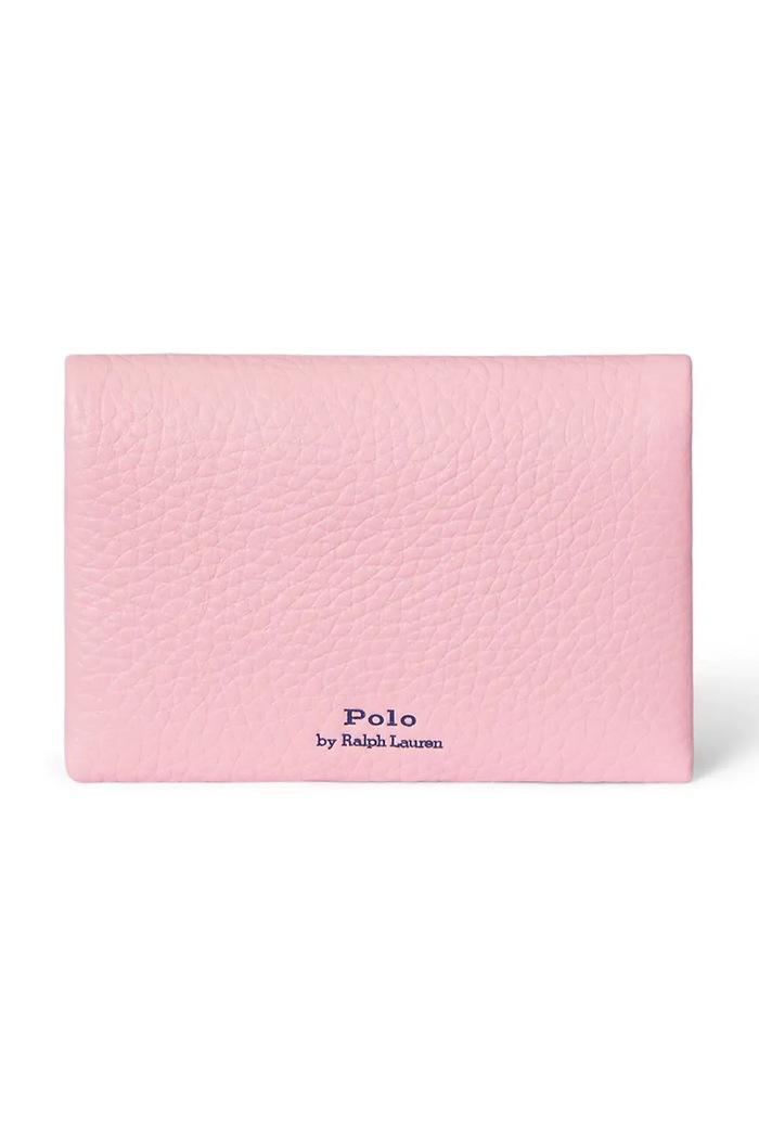 Kožená peněženka Polo Ralph Lauren 427949873 růžová SS26