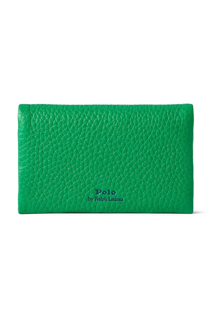 Polo Ralph Lauren portofel de piele 427949873 verde SS26