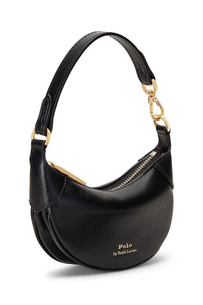 Akcesoria Polo Ralph Lauren Torebka skórzana 427938050 czarny