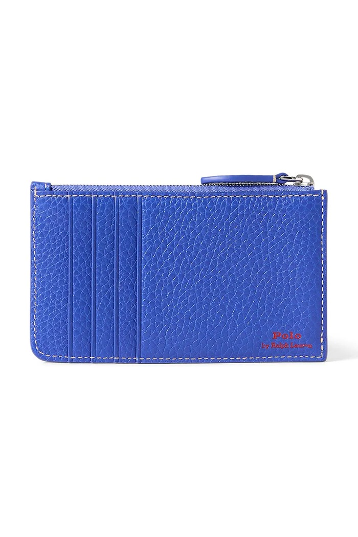Polo Ralph Lauren portfel skórzany 427949872 fioletowy SS25