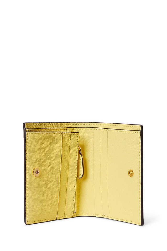 Accesorii Lauren Ralph Lauren portofel pentru femei, din piele 432962112 galben
