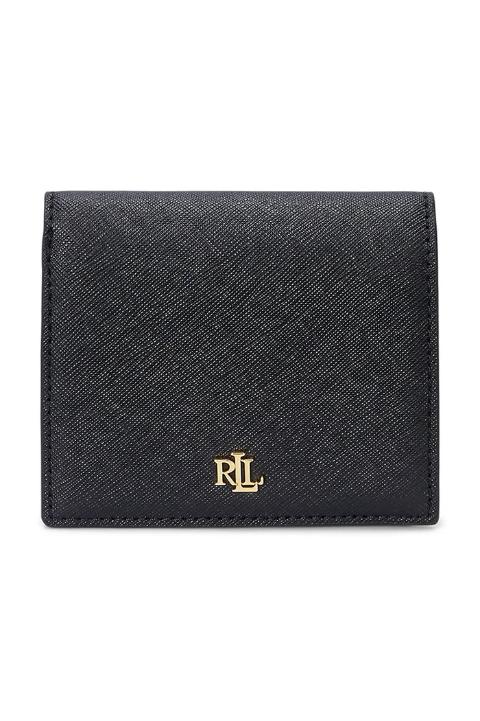 Lauren Ralph Lauren peňaženka dámska kožená usňová koža čierna 432962112