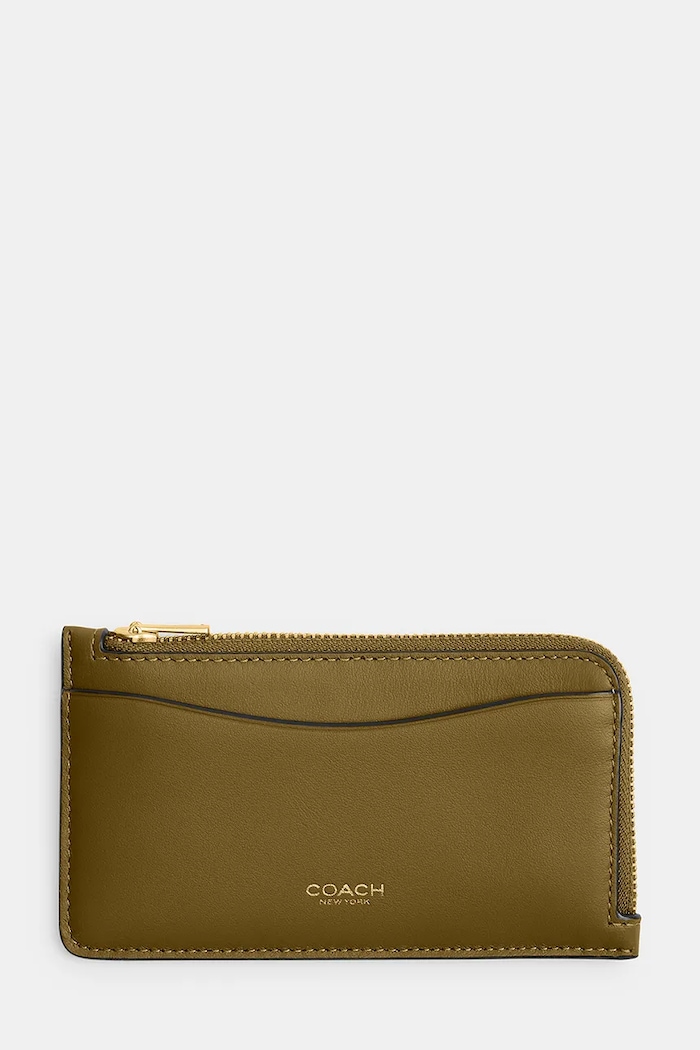 Coach wallet leather Women's green CZ112