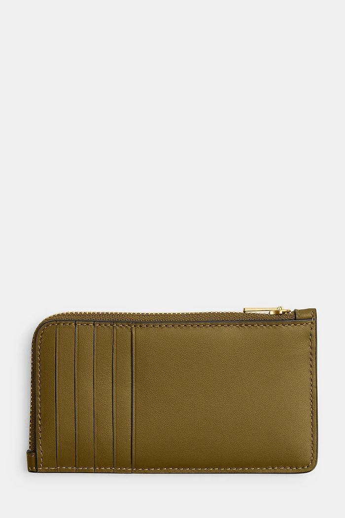 Coach wallet leather Women's CZ112 green SS26