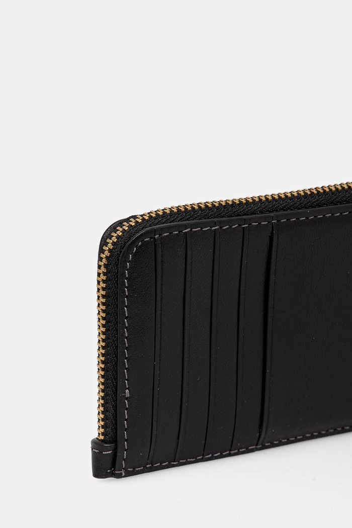 Coach портфейл от кожа дамски CZ112 черен SS26
