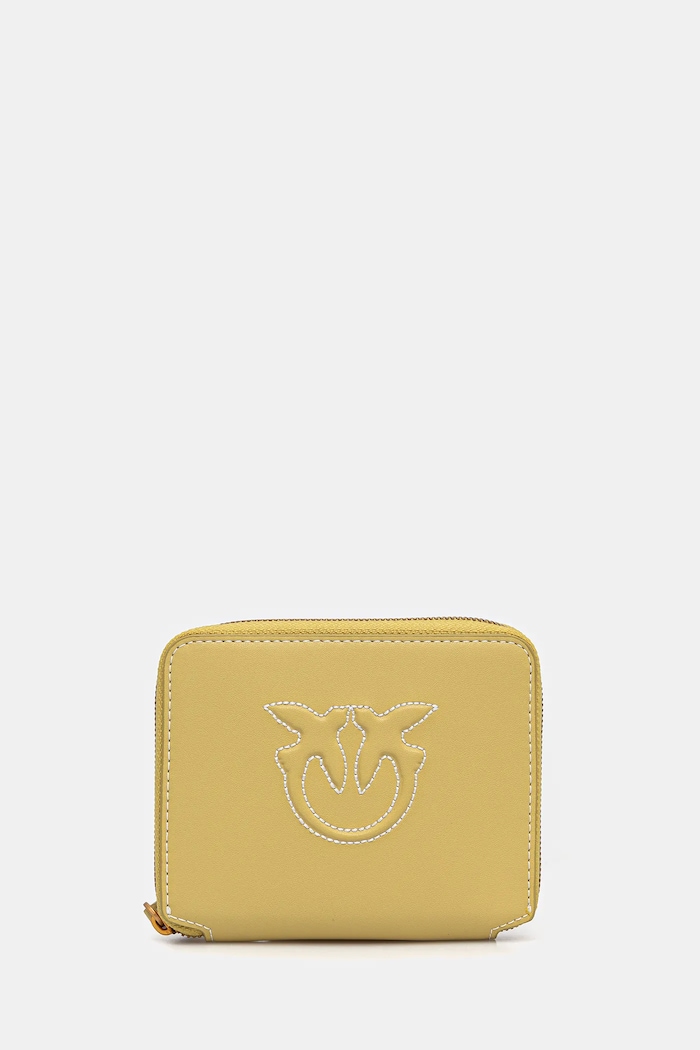 Pinko Кожен портфейл Pinko зелен 100249.A2AN