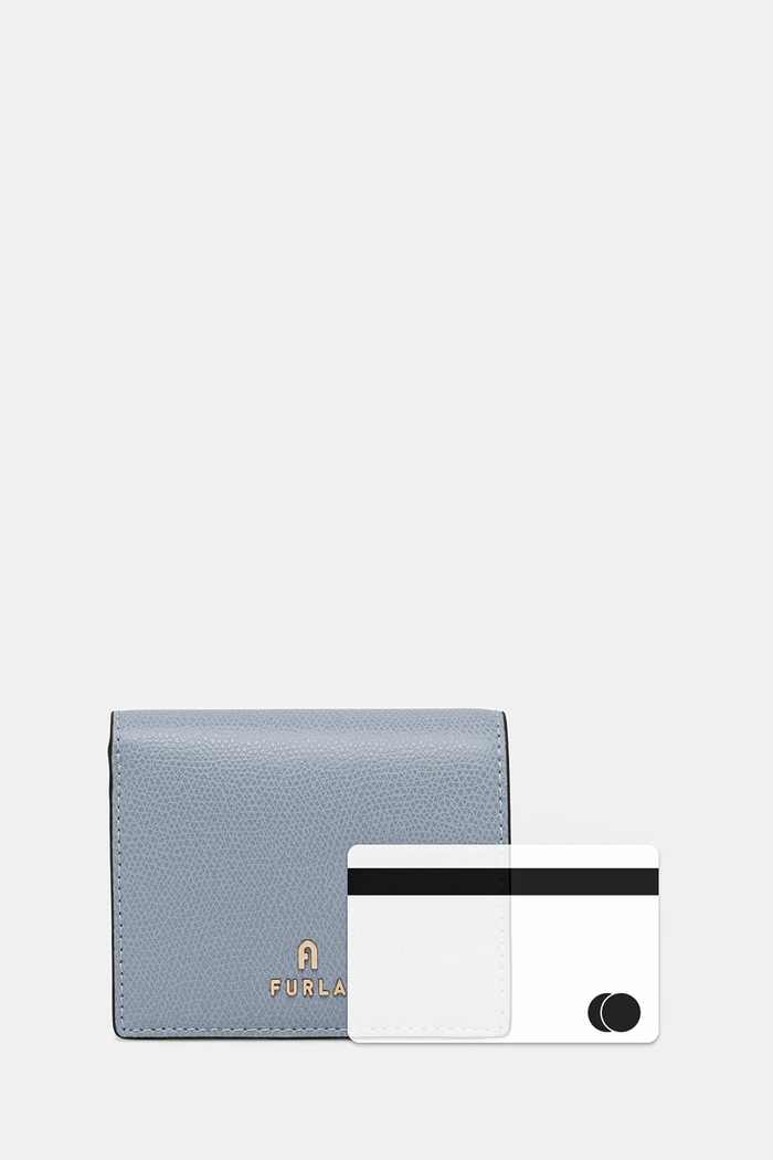 Furla portfel skórzany WP00304.ARE000.3593S niebieski