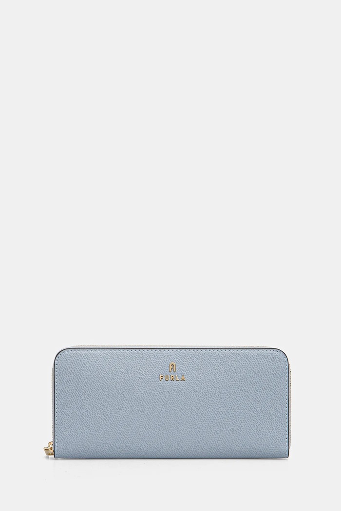 Furla portfel skórzany skóra licowa niebieski WP00313.ARE000.3593S