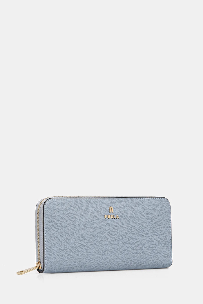 Furla portfel skórzany WP00313.ARE000.3593S niebieski SS25