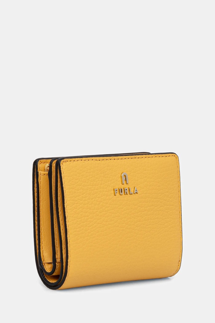 Furla portfel skórzany WP00307.HSF000.CRE00 żółty SS25
