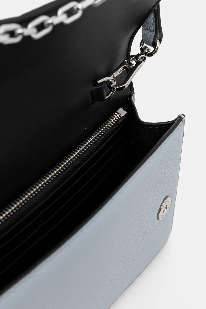 Poseta de piele Karl Lagerfeld albastru A1W32037