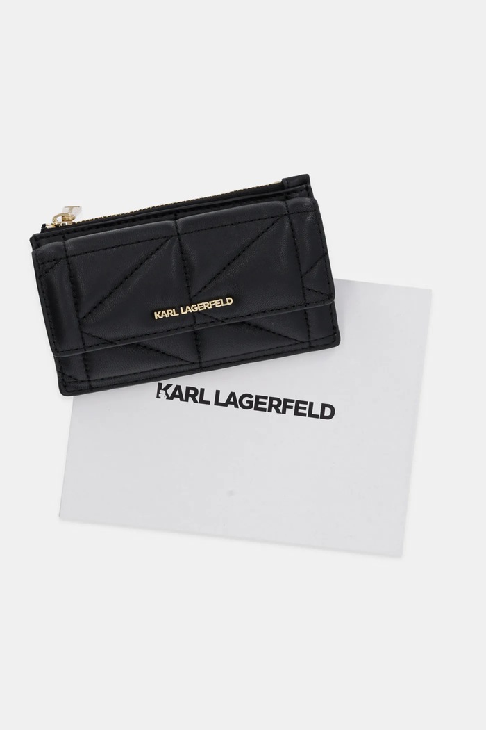 Karl Lagerfeld portofel de piele negru A1W32062