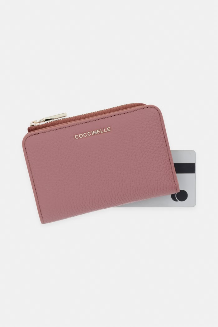 Coccinelle портфейл дамски от кожа розов E2.MW5.11.D1.01