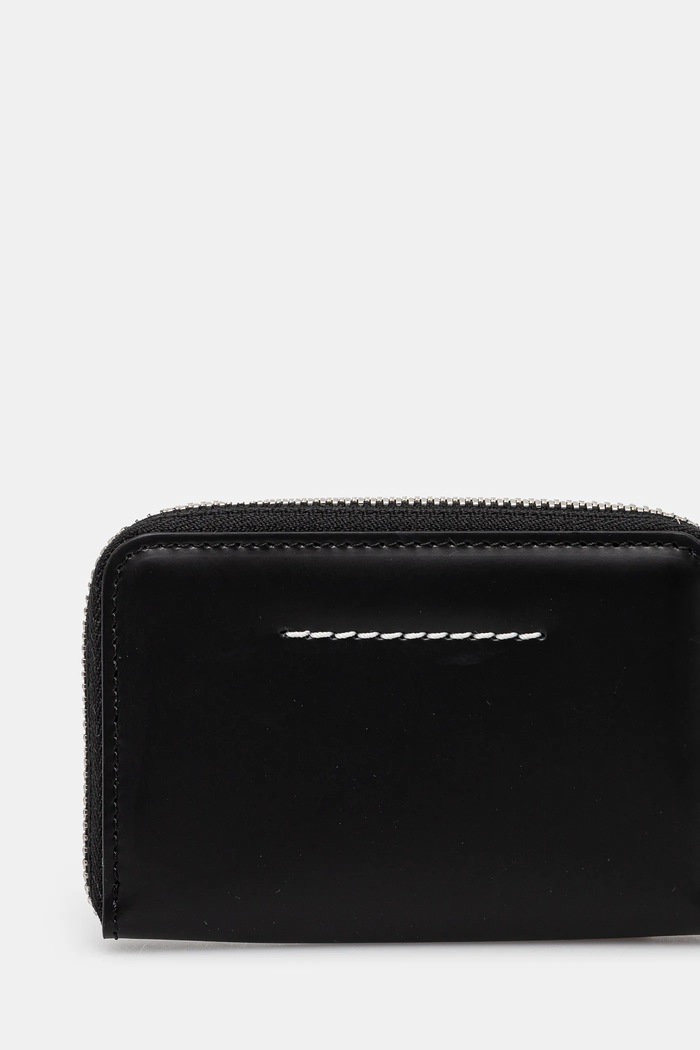 Αξεσουάρ Δερμάτινο πορτοφόλι MM6 Maison Margiela SA6UI0016.P7183 μαύρο