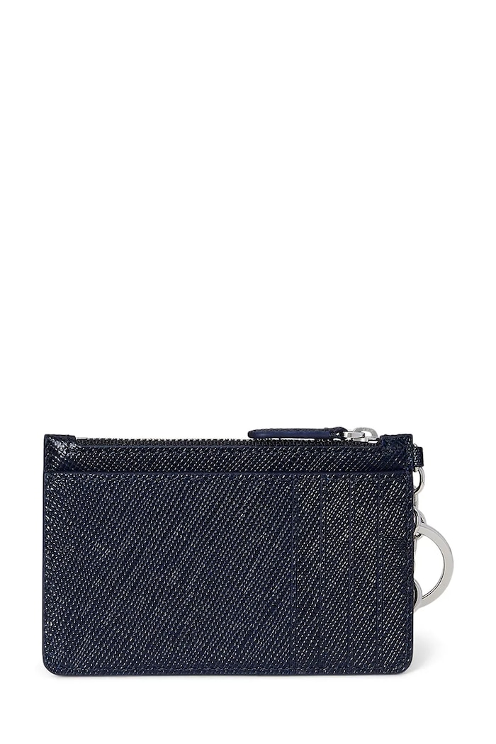 Lauren Ralph Lauren portfel skórzany 432966789 granatowy AW25