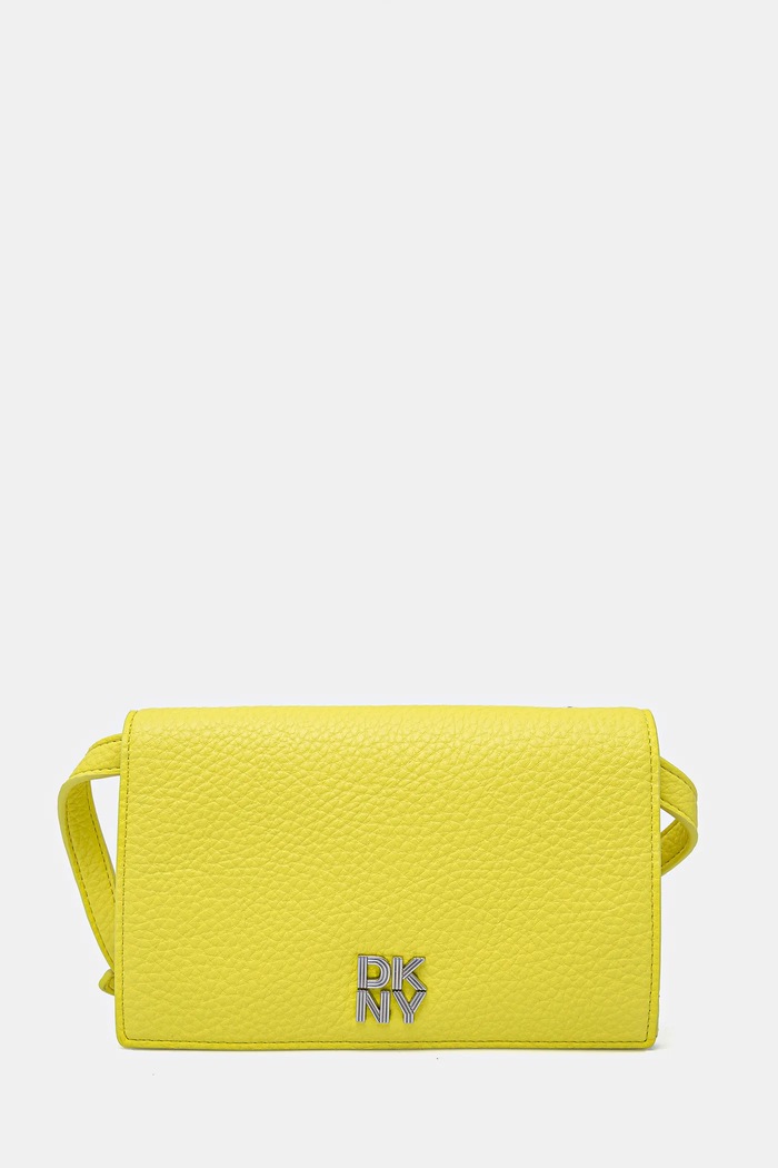 Peněženka Dkny hladký žlutá R445AH95