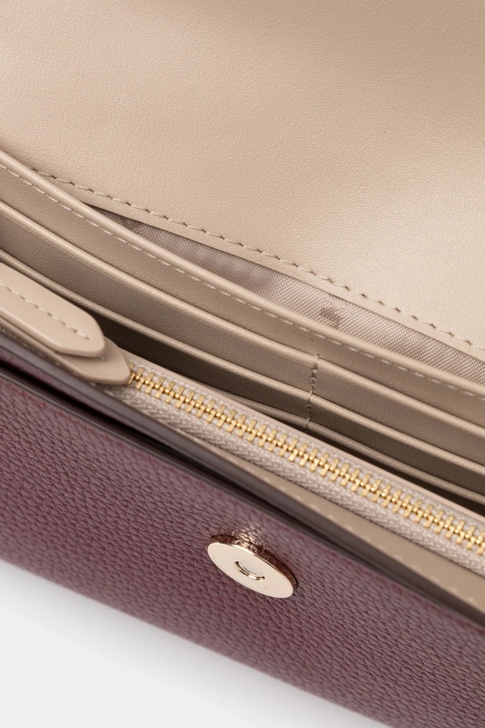 Kožená peňaženka Dkny R445AI72 burgundské