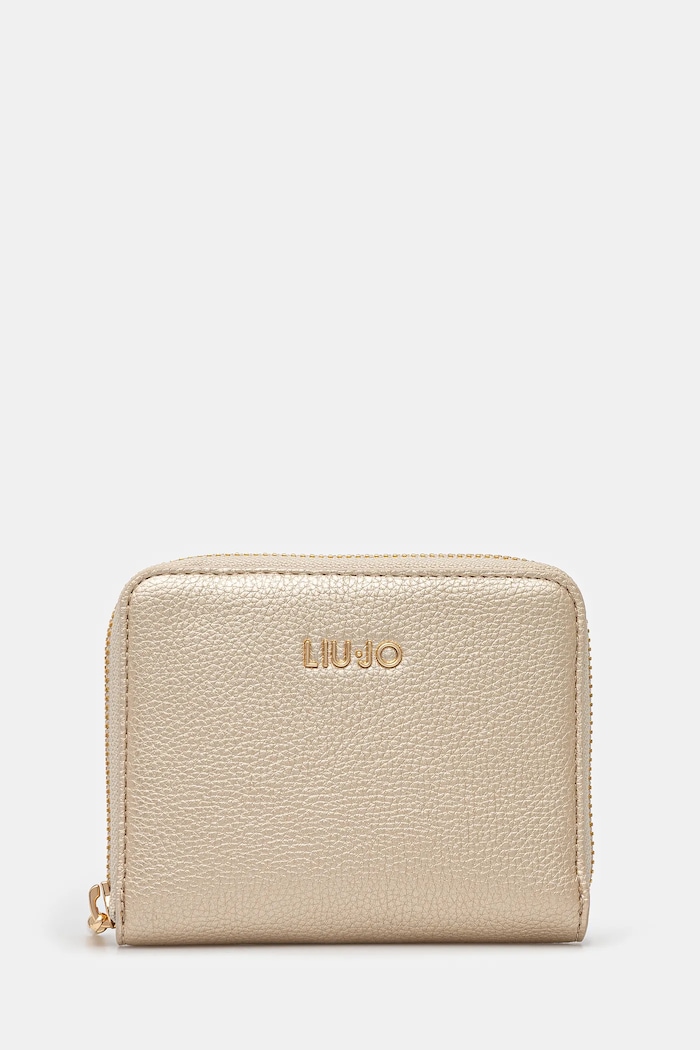 Liu Jo portfel imitacja skóry licowej złoty AA5156.E0058