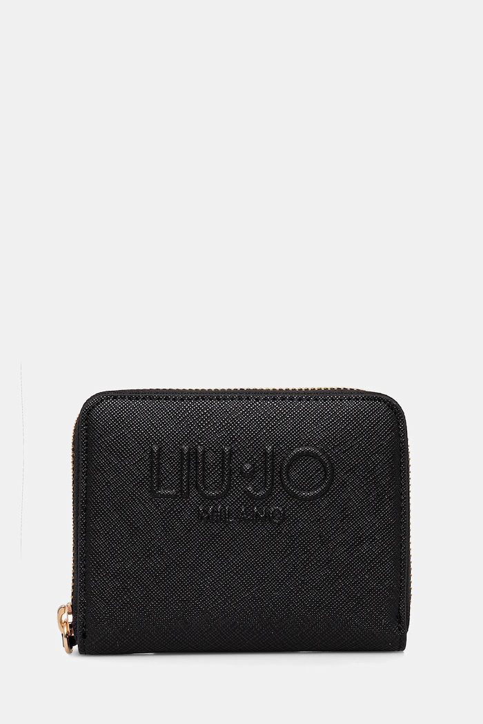 Liu Jo portafoglio finta pelle fiore nero AA5156.E0087