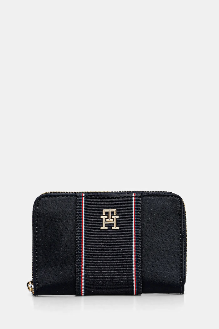 Πορτοφόλι Tommy Hilfiger υφασμάτινο σκούρο μπλε AW0AW17268