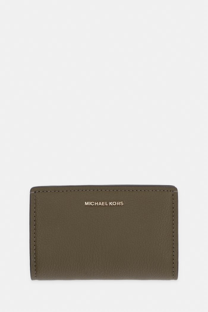 MICHAEL Michael Kors portfel damski skórzany zielony 32S5GYTZ2L