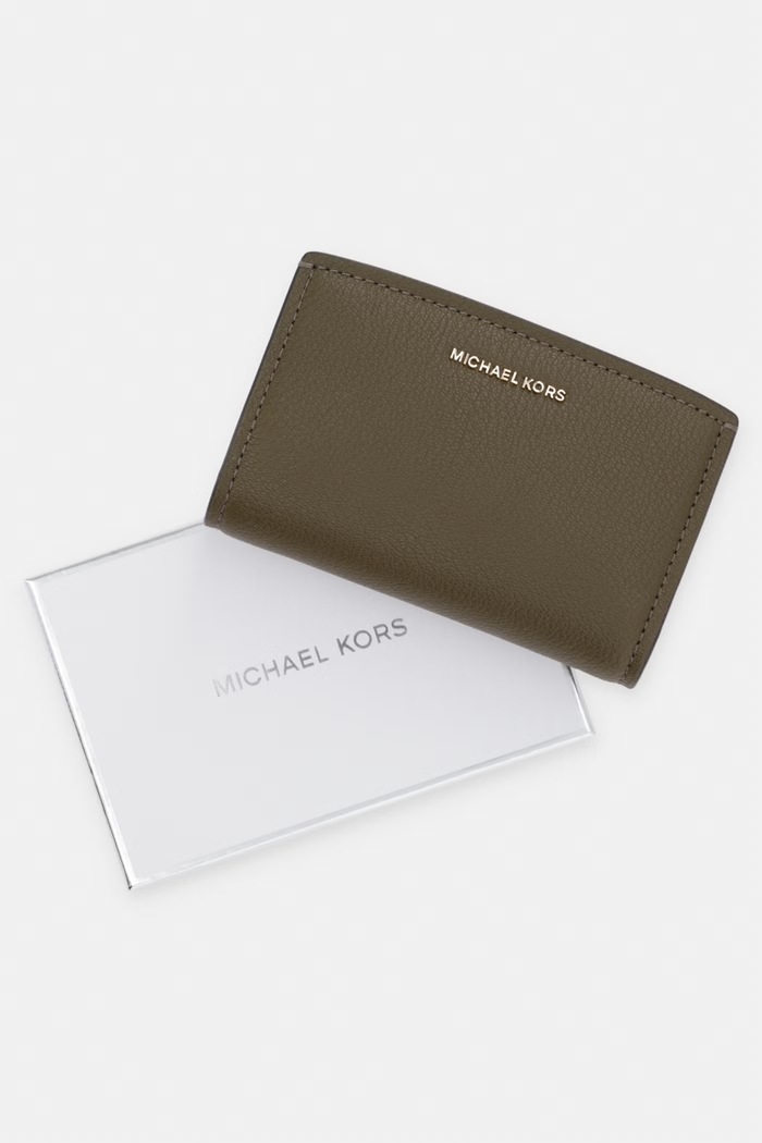 MICHAEL Michael Kors portfel damski skórzany zielony 32S5GYTZ2L
