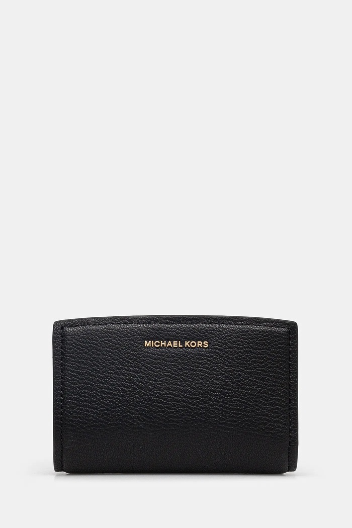 Kožená peňaženka MICHAEL Michael Kors usňová koža čierna 32S5GYTZ2L