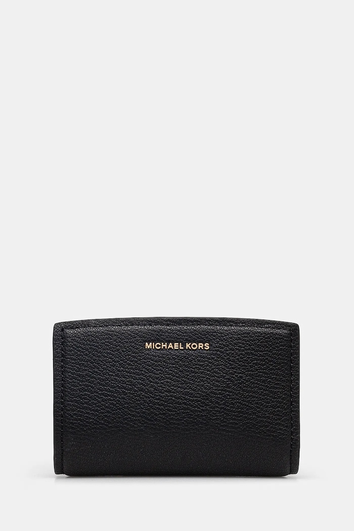 Kožená peňaženka MICHAEL Michael Kors usňová koža čierna 32S5GYTZ2L