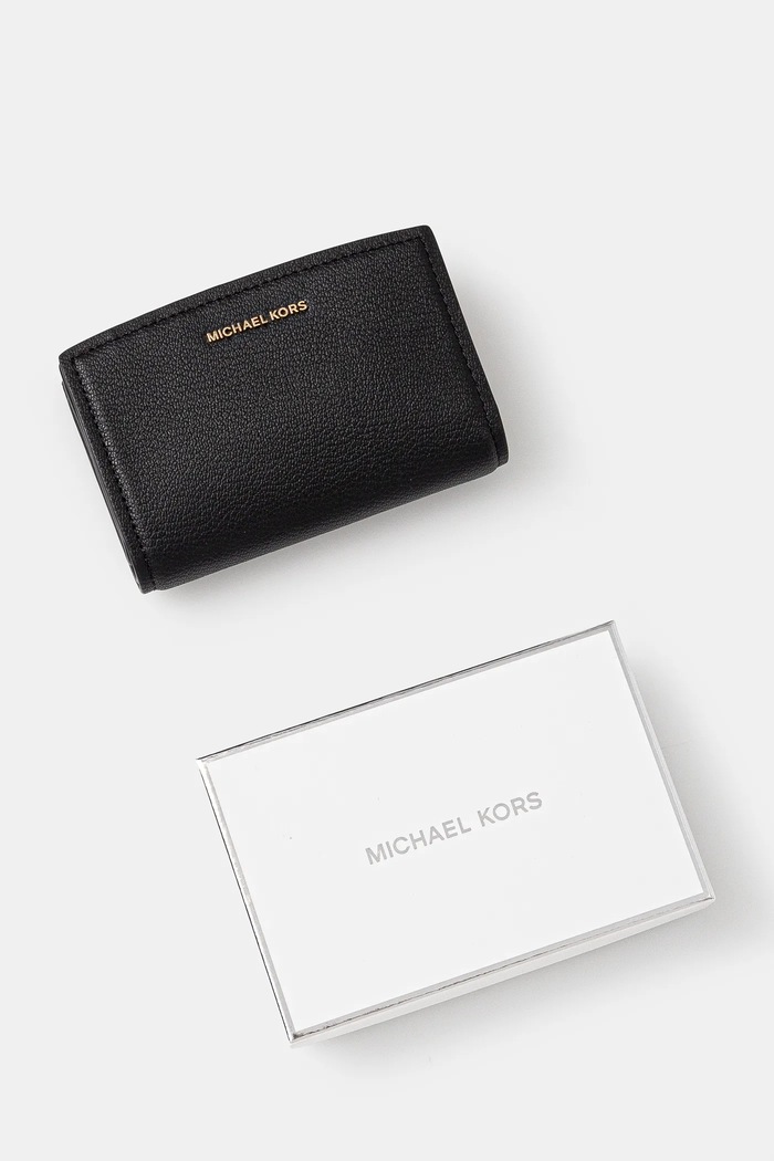Kožená peňaženka MICHAEL Michael Kors 32S5GYTZ2L čierna