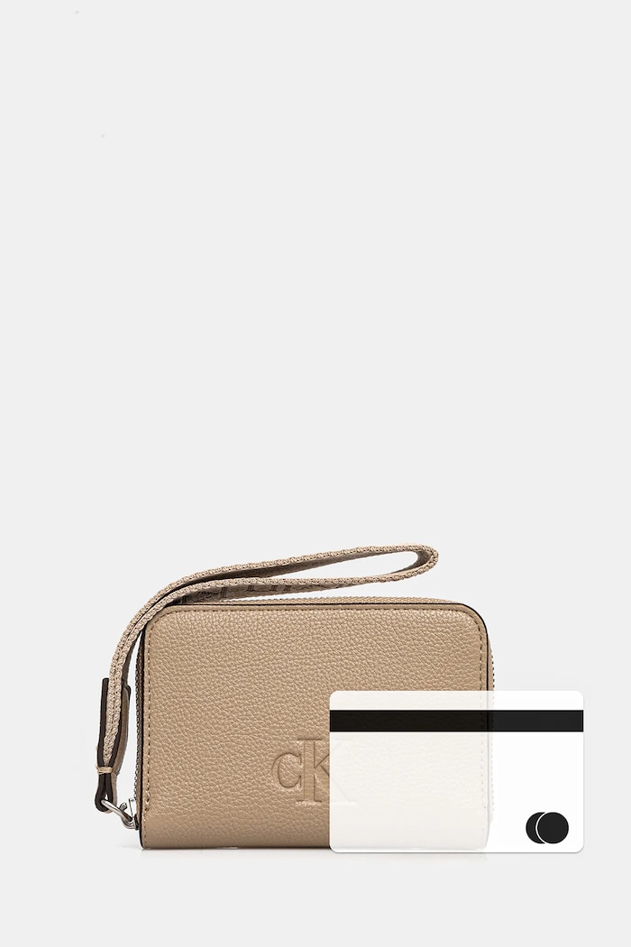 Портмоне Calvin Klein Jeans LV04K1024G бежов