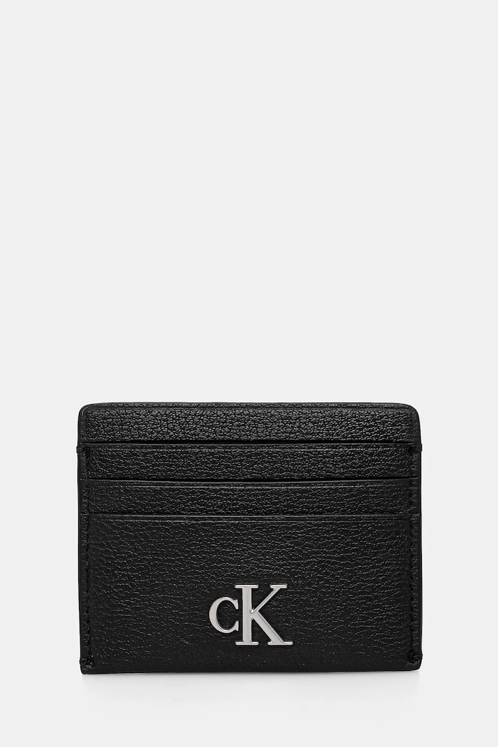 Pouzdro na karty Calvin Klein Jeans nášivka černá LV04K1010G