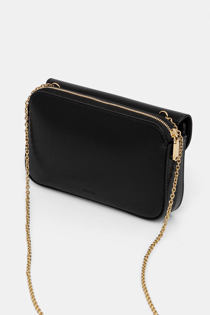 Accesorii Bally geantă de piele WLO06Z negru